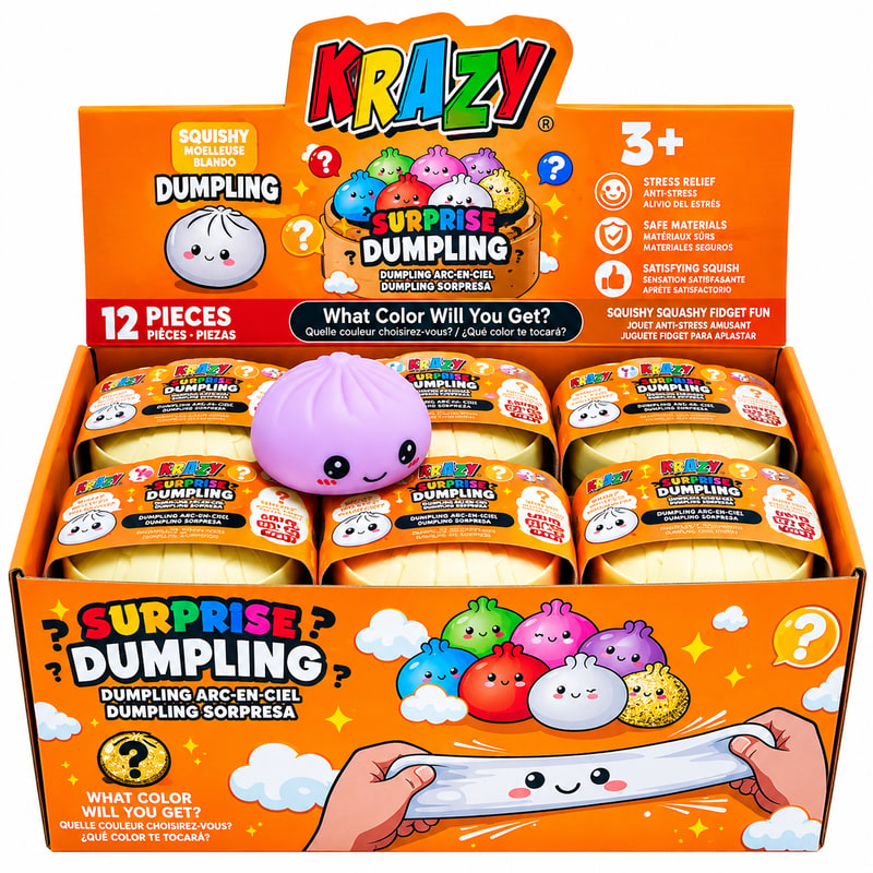 Krazy Sparkle Dumplings Solid Toy 12ct Box