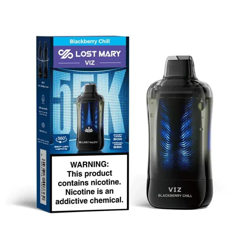 Lost Mary VIZ Disposable 55k Puff 5ct Box -Blackberry Chill