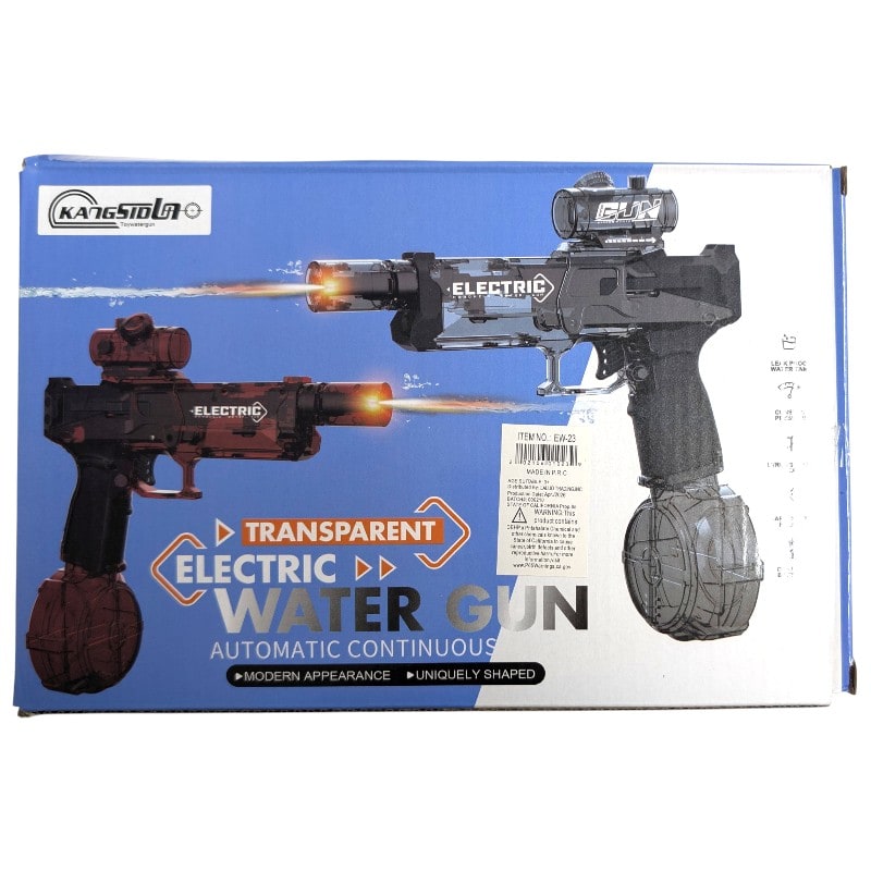 Electric Transparent Water Big Bubble Gun 1ct