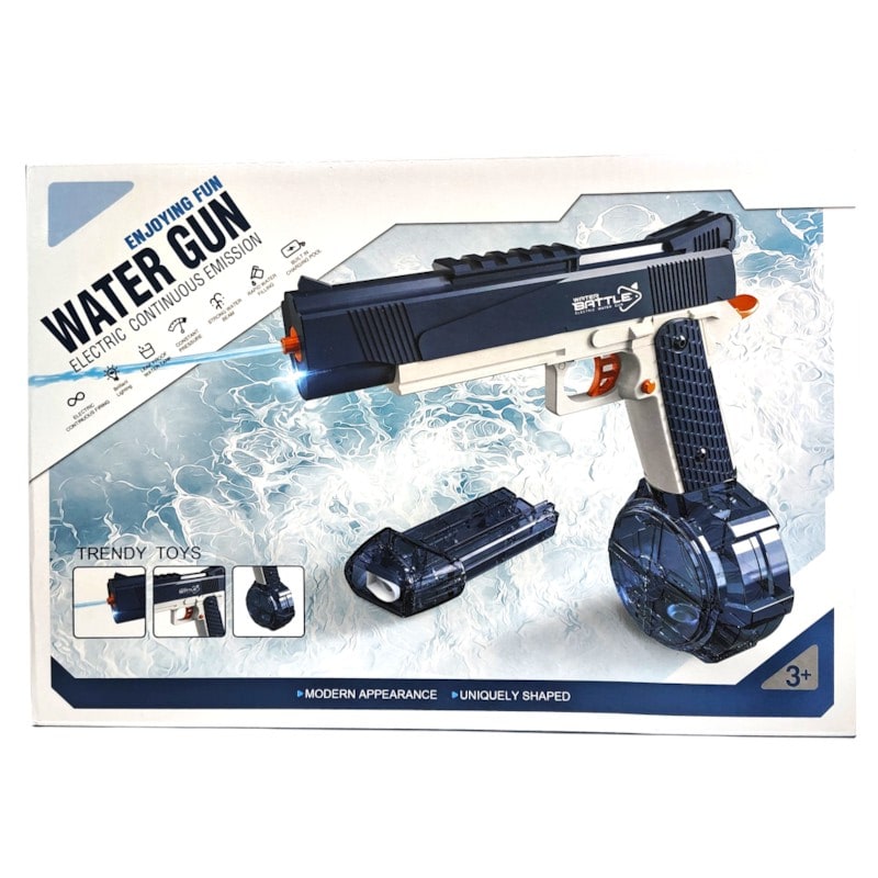 Electric Water Big Bubble Gun With Battery 1ct