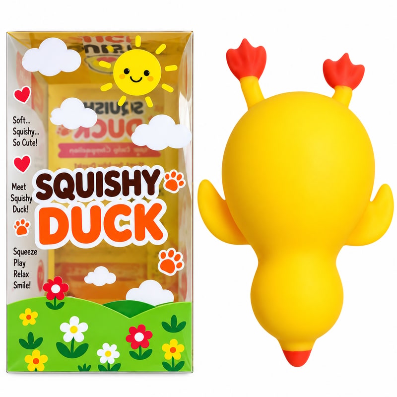 Squeeze Papa Duck Toy 1Pcs