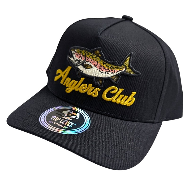 Hip-Hop Caps -Fish AngleClub Black