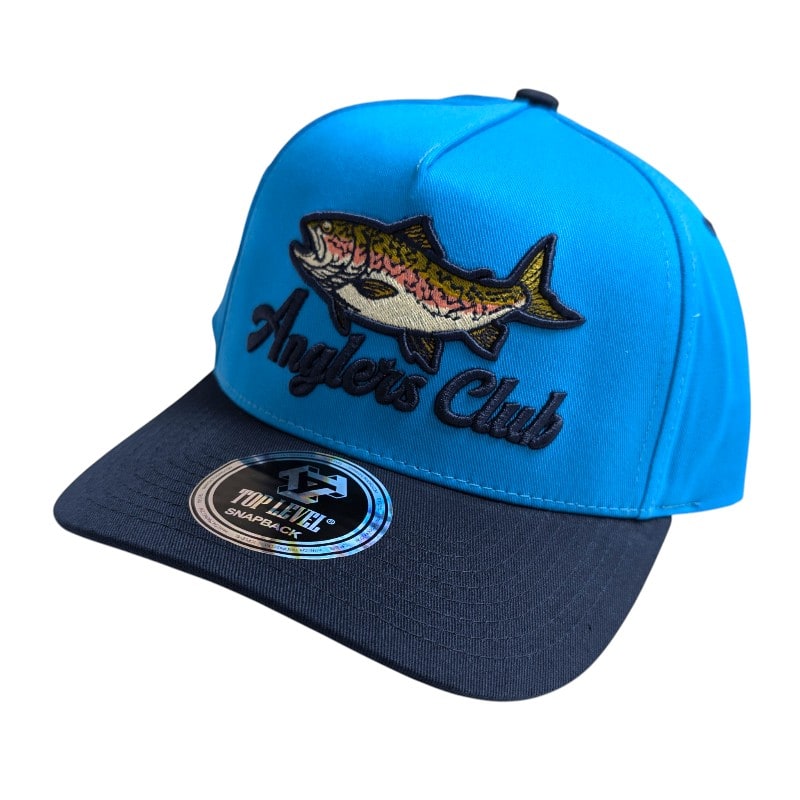 Hip-Hop Caps -Fish Angle Club Blue
