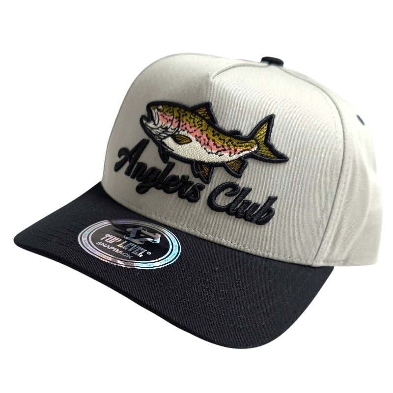 Hip-Hop Caps -Fish Angle Club Grey/Black
