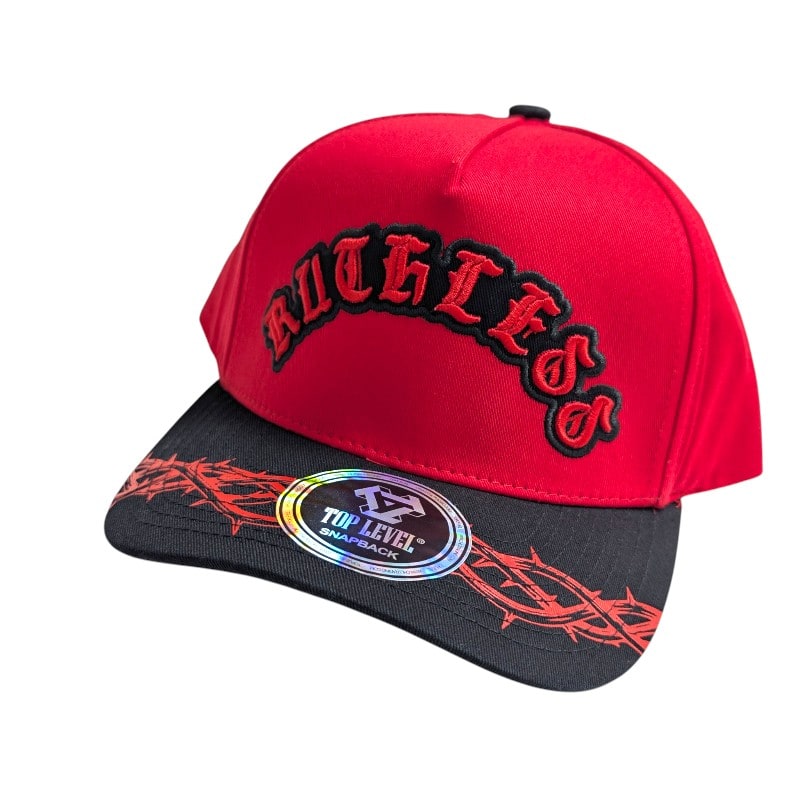 Hip-Hop Caps -Ruthless Design Red
