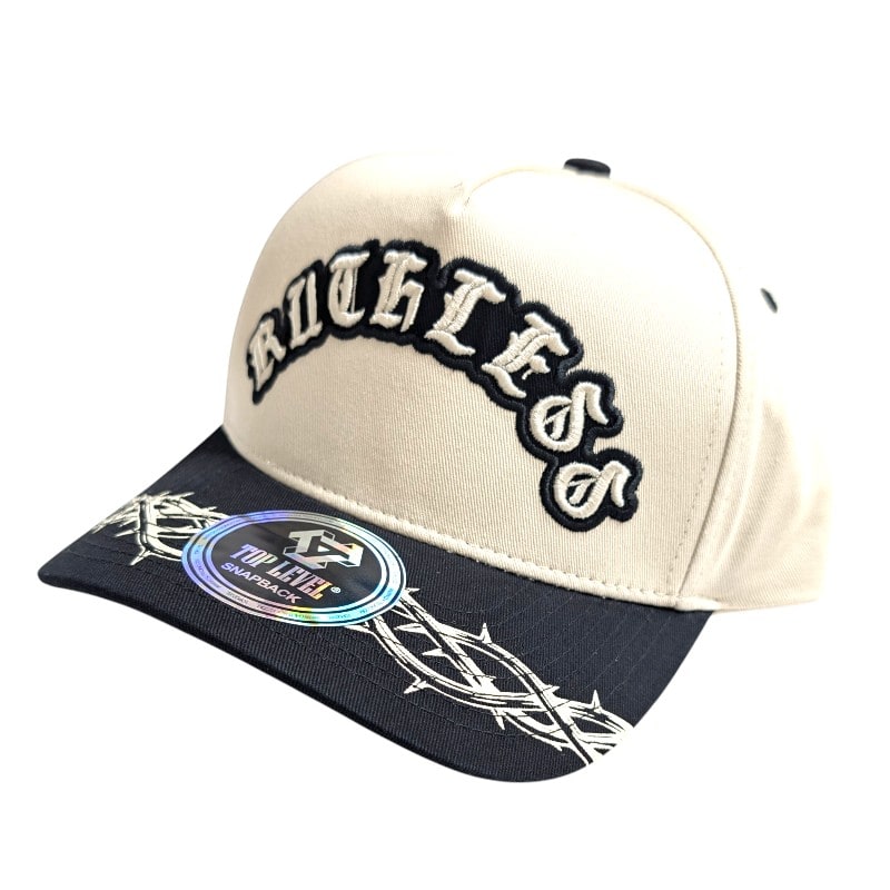 Hip-Hop Caps -Ruthless Design Creamy