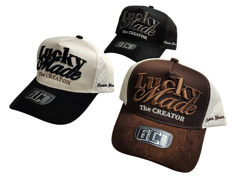 Truckers Caps  -Lucky Made The Creator