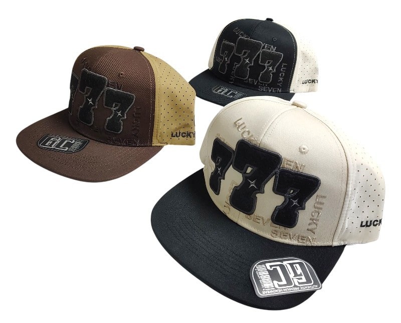 Hip-Hop Caps  -Lucky 777 Patch