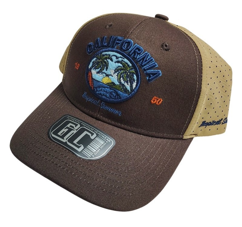 Hip-Hop Caps -California Tropical Summer Patch