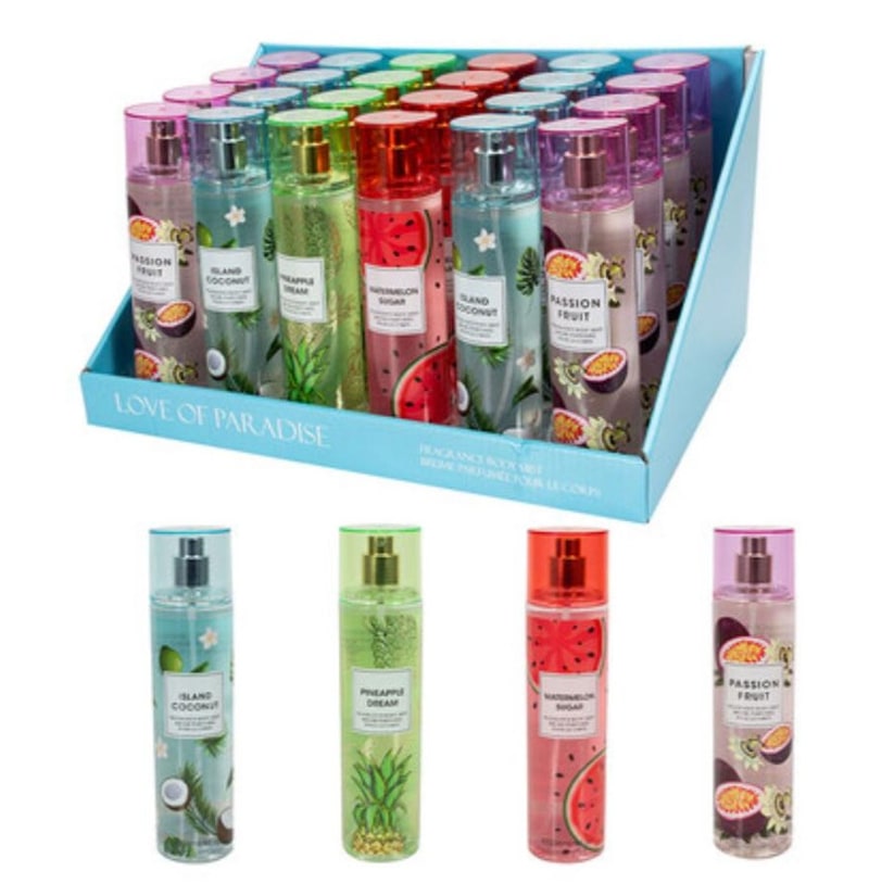 Love Of Paradise Fragrance Body Mist 24ct Box