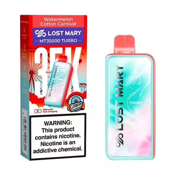 Lost Mary MT35000 Turbo 5ct Box - Watermelon Cotton Carnival
