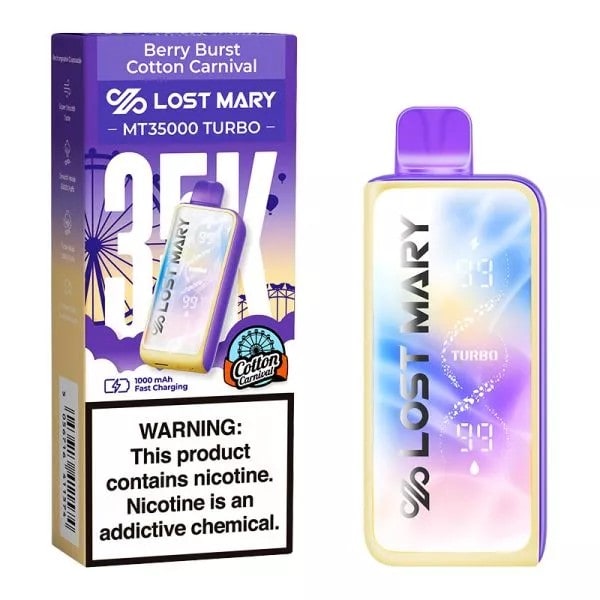 Lost Mary MT35000 Turbo 5ct Box - Berry Burst Cotton Carnival