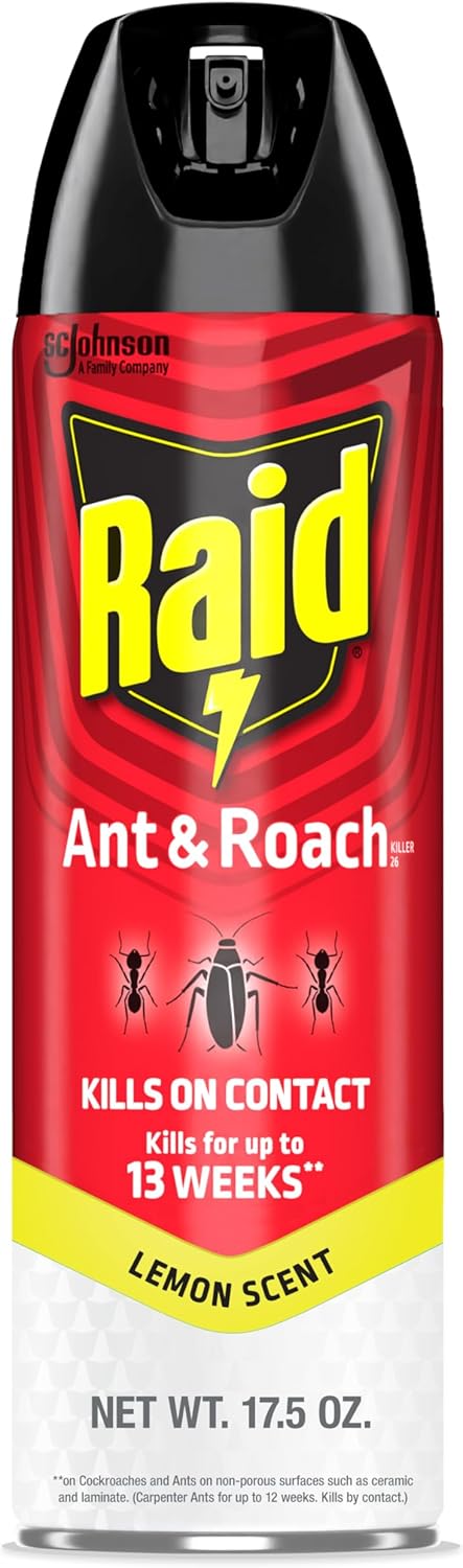 Raid Ant & Roach Killer Lemon 17.5oz