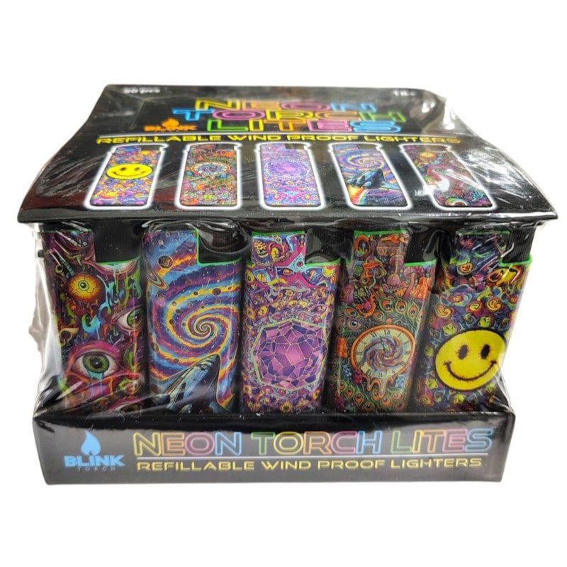 Blink Torch Neon Torch Lites Psych Theme (14604) 50ct Box