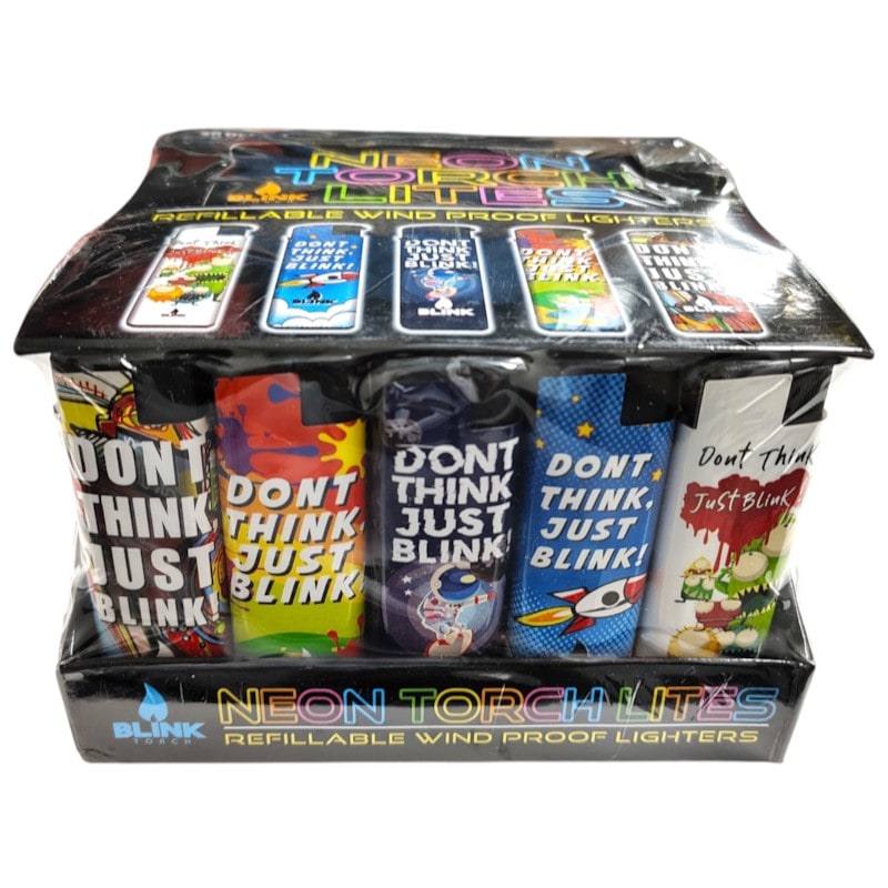 Blink Torch Neon Torch Lites Dont Think Just Blink Theme (14606) 50ct Box