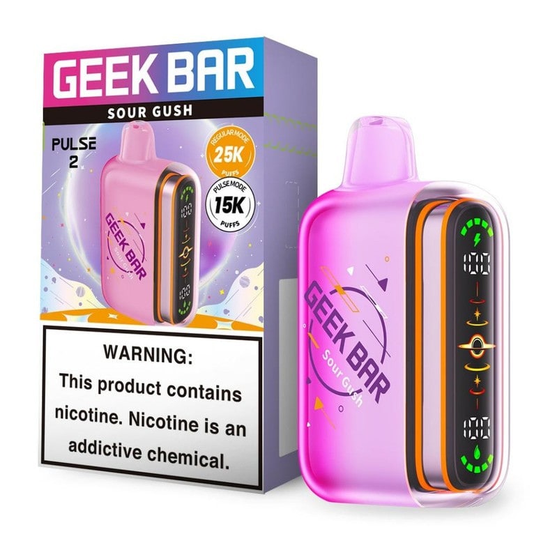 Geek Bar Pulse 2 25K Puff 5ct Box - Sour Gush