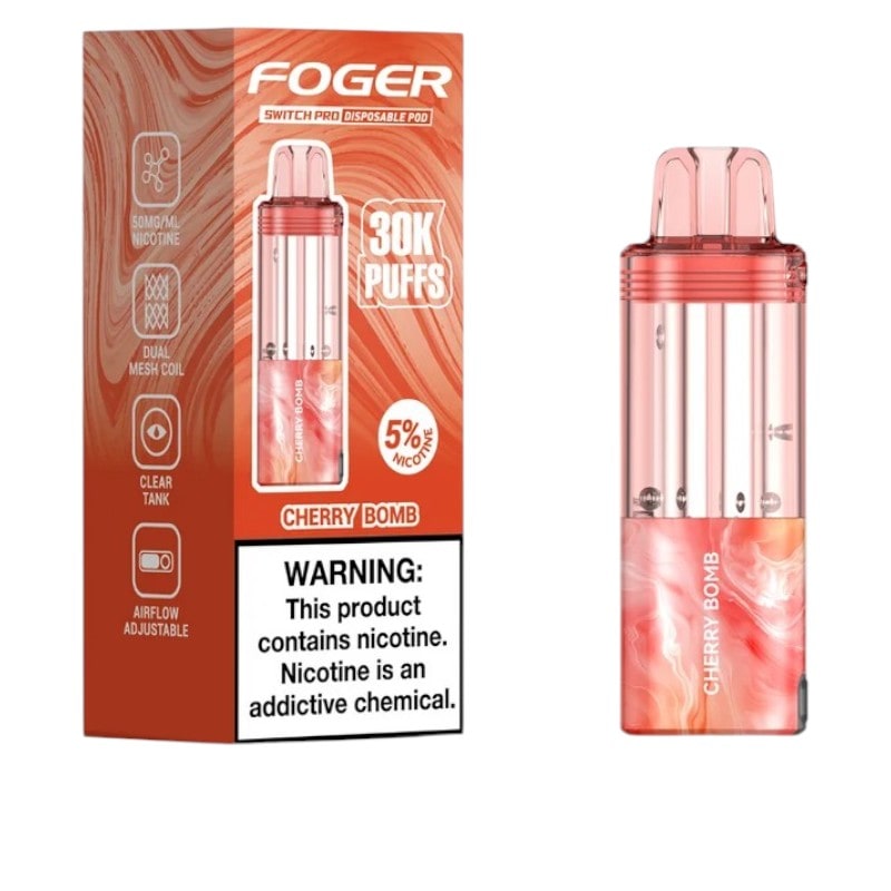 Foger Switch Pro POD 30K 5ct Box - Cherry Bomb