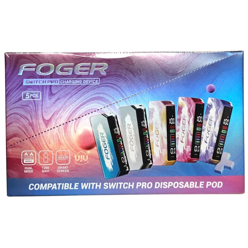 Foger Switch Pro 1200mah Battery 5ct Box