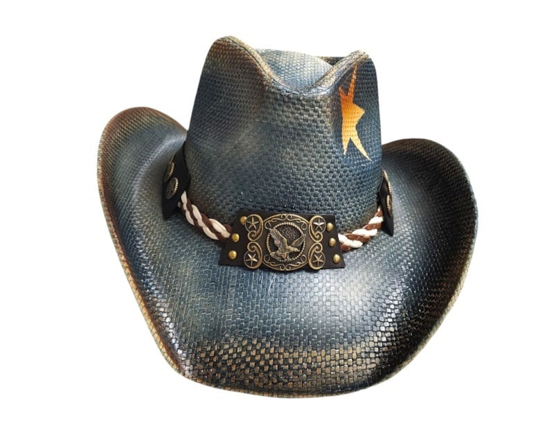 Cowboys Hats - 3 Star Hatband/ Eagle Patch