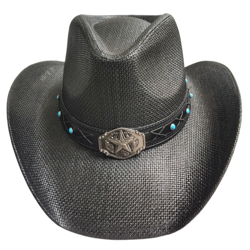 Cowboys Hats - Blue Stone Hatband/ Star Patch