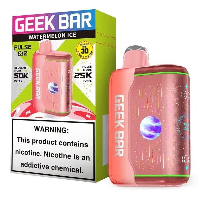 Geek Bar Pulse X2 50K Puff 5ct Box-Watermelon Ice