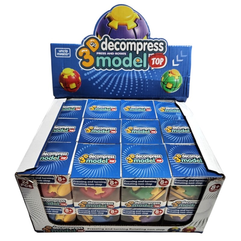 Spinner Spin Top Toy 24ct Box