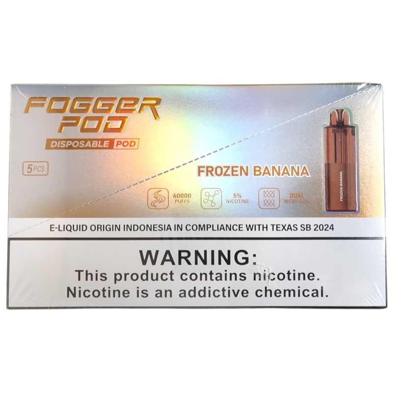 Fogger Pod 60k Puffs 5ct Box - Frozen Banana