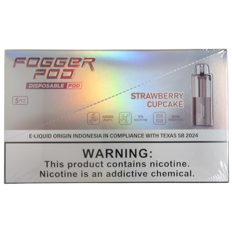 Fogger Pod 60k Puffs 5ct Box - Strawberry Cupcake