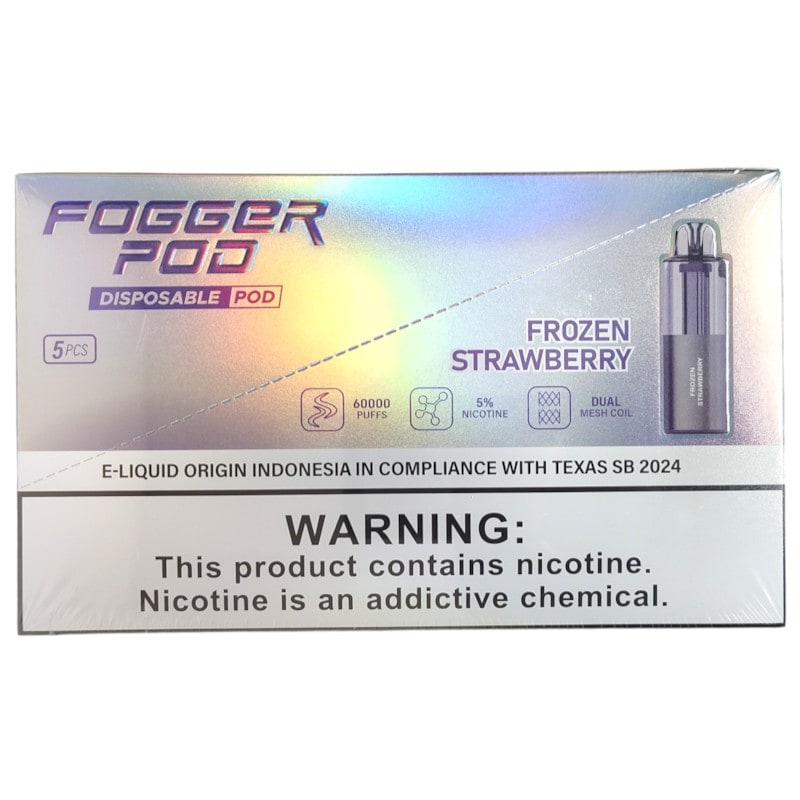 Fogger Pod 60k Puffs 5ct Box - Frozen Strawberry