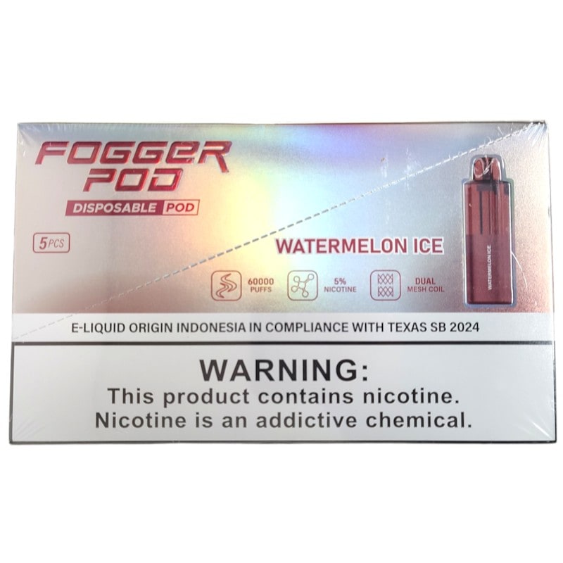 Fogger Pod 60k Puffs 5ct Box - Watermelon Ice