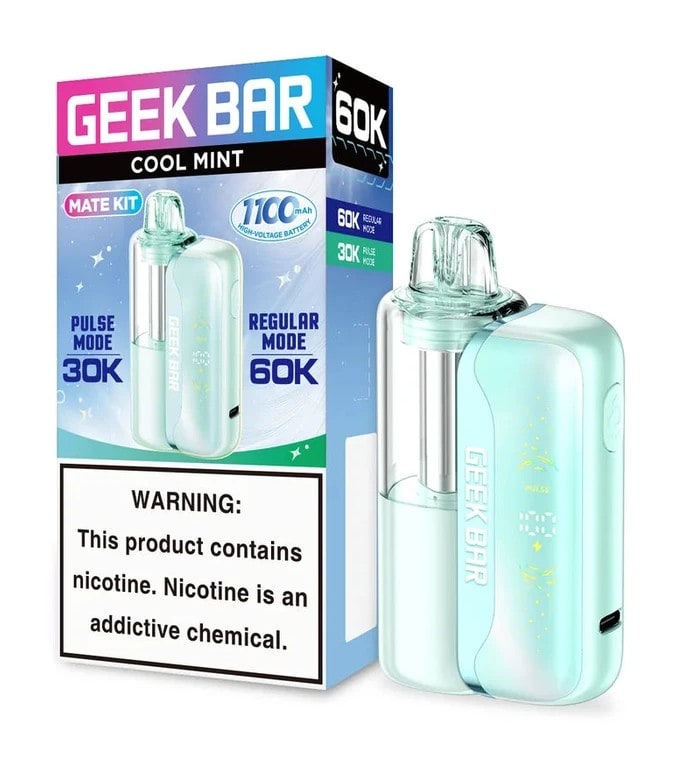 Geek Bar Mate Kit 60k Puff 5ct Box-Cool Mint
