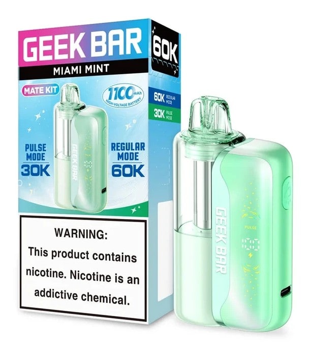 Geek Bar Mate Kit 60k Puff 5ct Box-Miami Mint