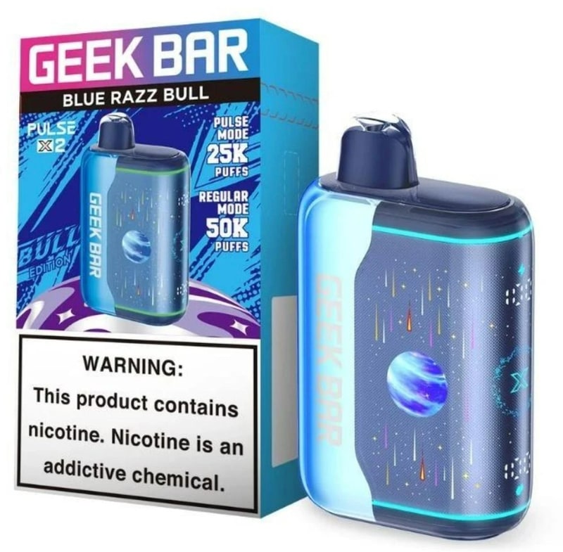 Geek Bar Pulse X2 50K Puff 5ct Box - Blue Razz Bxll