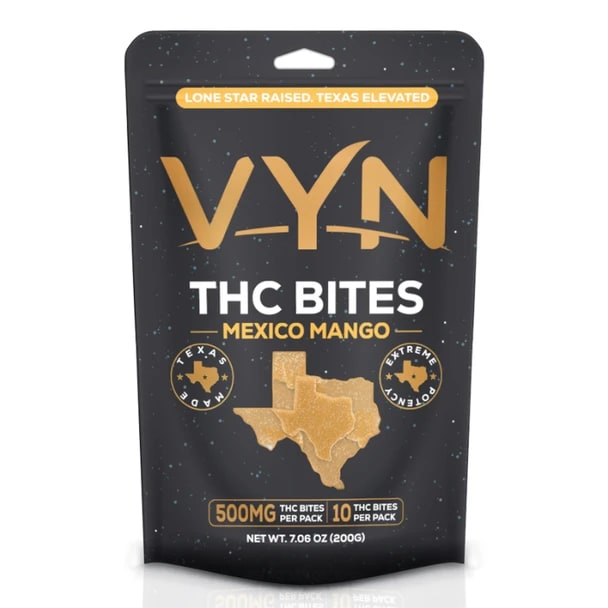 VYN THC Gummie Bites 500mg 10pk 5ctBox - Mexico Mango