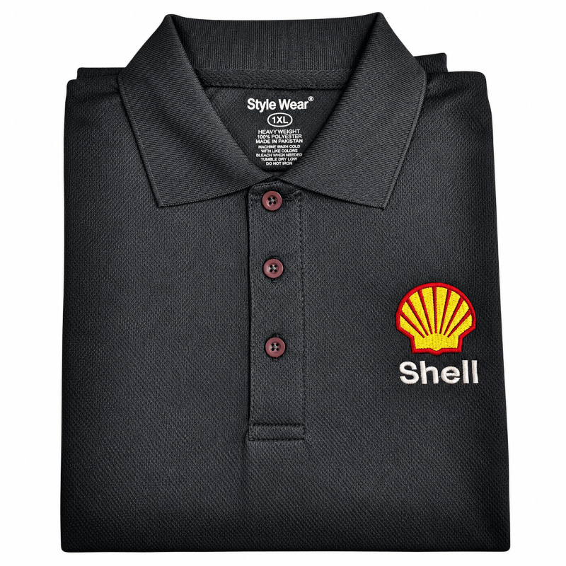 TShirt Style Wear Polo-Shell -Charcoal-1XL