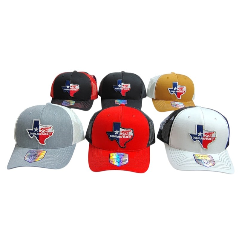 Truckers Caps  -Texas State Flag (Come And Take It)
