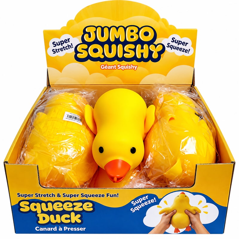 Giant Squeeze Duck Toys 6ct Box