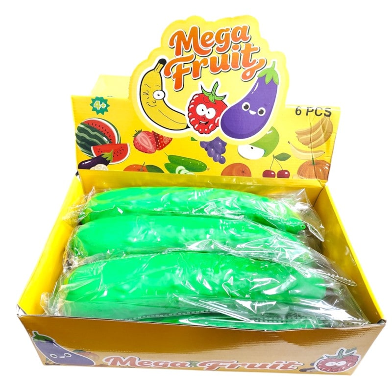 Giant Squeeze Cucumber Toys 6ct Box