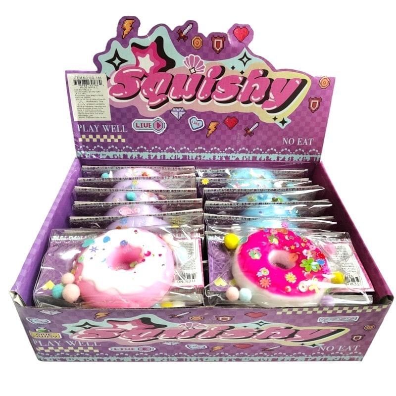 Squeeze Donut Assorted Toy 20ct