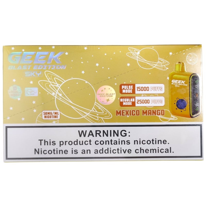 Geek Blast Sky 25k Puff 5ct Box - Mexico Mango