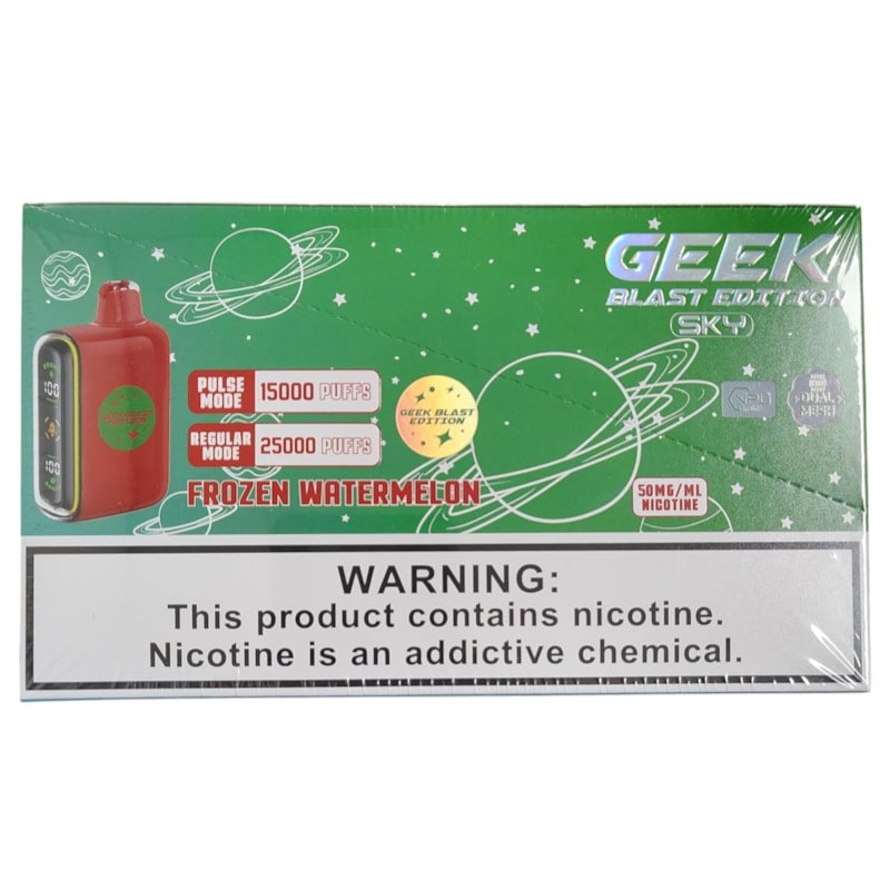 Geek Blast Sky 25k Puff 5ct Box - Frozen Watermelon