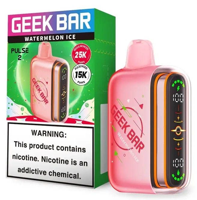 Geek Bar Pulse 2 25K Puff 5ct Box - Watermelon Ice