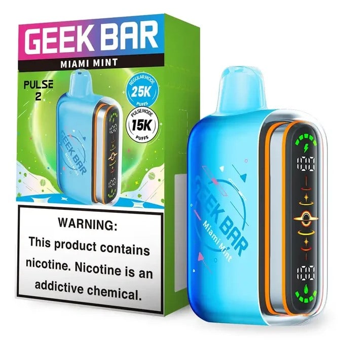 Geek Bar Pulse 2 25K Puff 5ct Box - MIami Mint