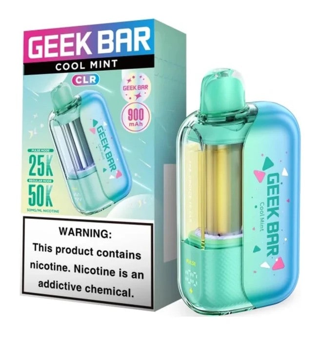 Geek Bar CLR 50K Puff 5ct Box - Cool Mint