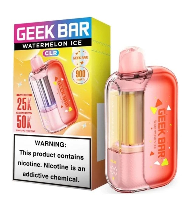 Geek Bar CLR 50K Puff 5ct Box - Watermelon Ice
