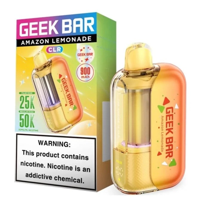 Geek Bar CLR 50K Puff 5ct Box - Amazon Lemonade
