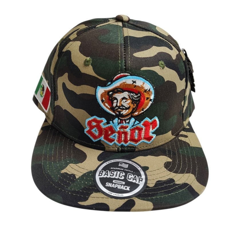 Snapback Caps "Senor" Graphic Design
