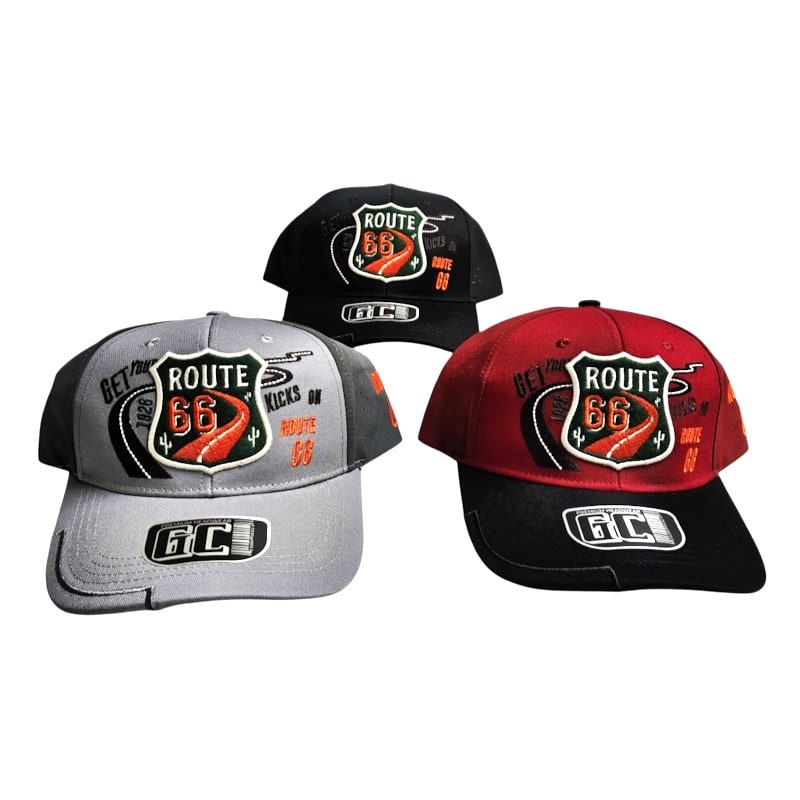 Truckers Caps  -Route 66 Patch