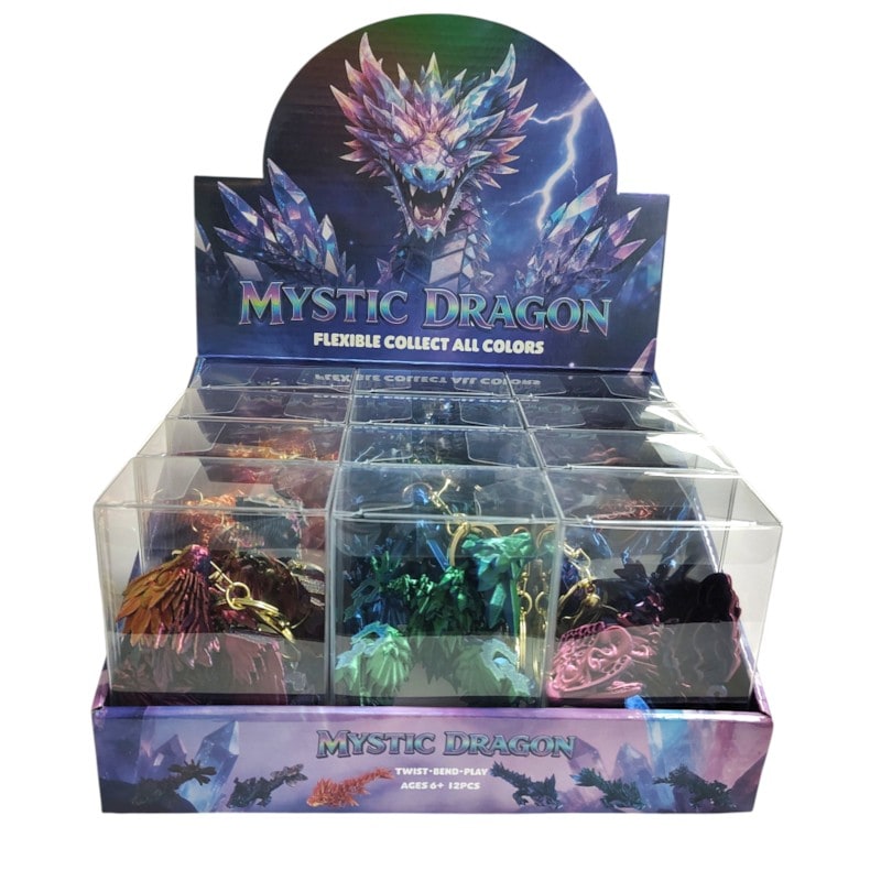 3D Printed Mystic Dragon Toys 12ct Box