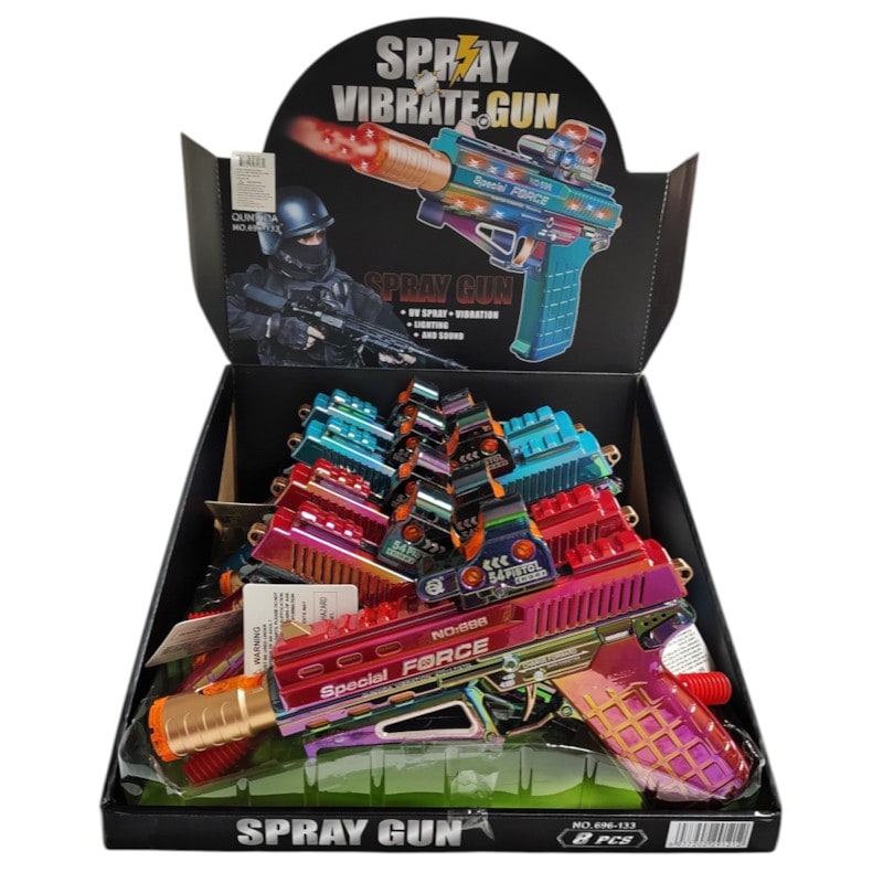UV Metallic Smoke Gun 8ct Box